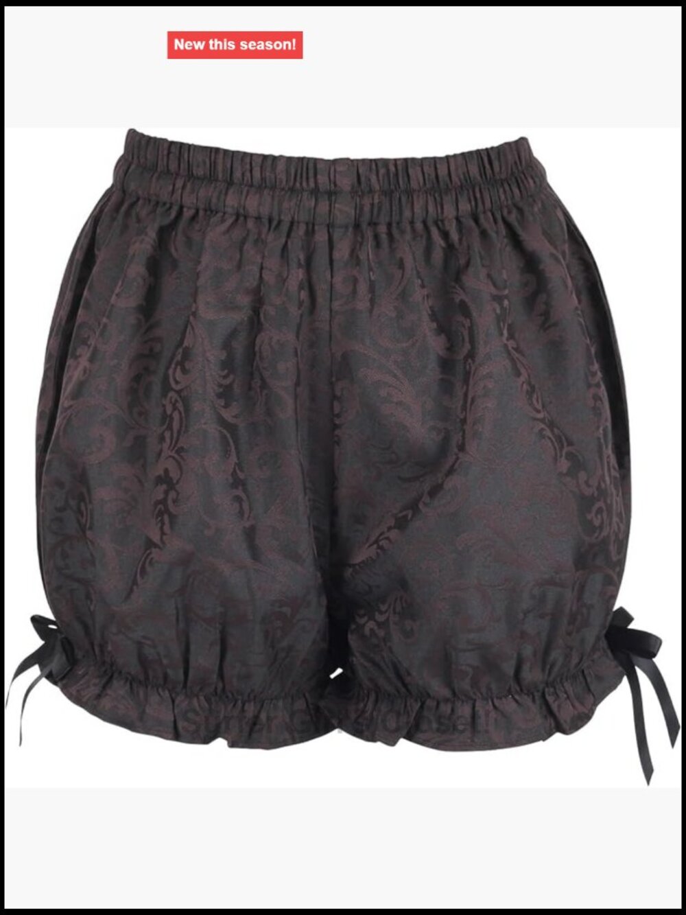 Victorian Steampunk Brocade Bloomers Shorts Renaissance Costume